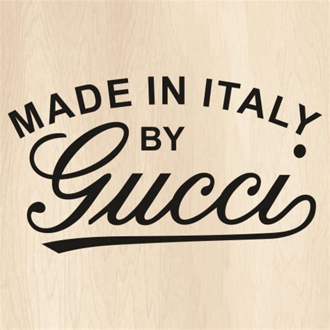 gucci made in italy logo|where is gucci manufactured.